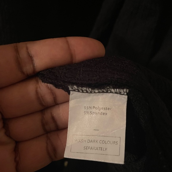 Plus Size Women’s black off the shoulder midi dress size XL pre-owned - Picture 10 of 10